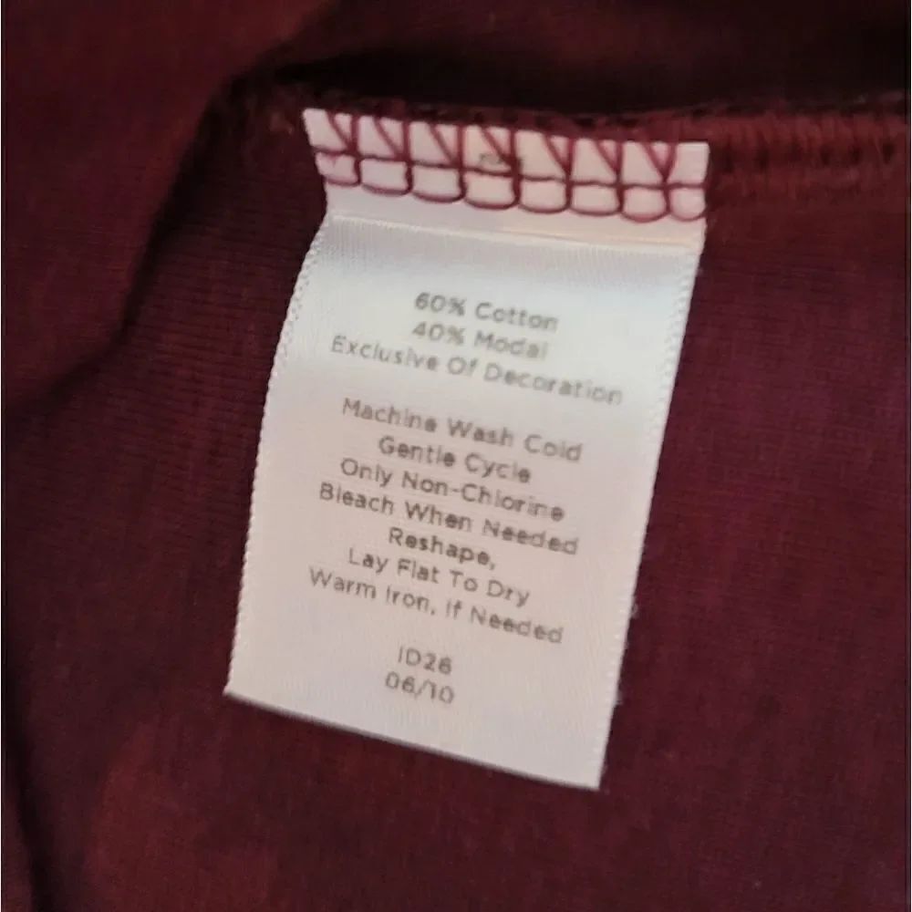 Talbots Ruffle V-neck Top - Picture 8 of 9
